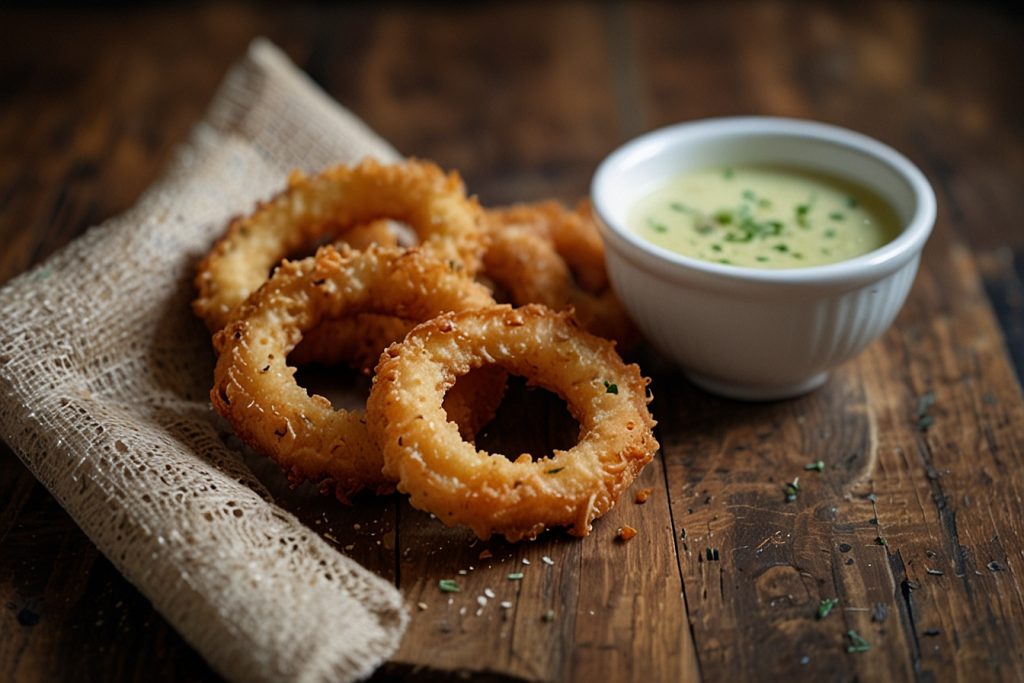 Anéis de Cebola Crocantes - Blog Alhocomalecrim.com