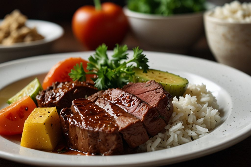 Carne de Panela com Legumes - blog alhocomalecrim.com