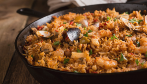 Arroz com frutos do mar - Blog Alhocomalecrim