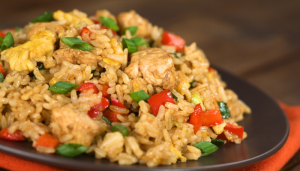 Arroz com Frango no Micro Ondas