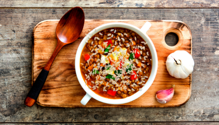 Arroz com lentilhas e atum - Blog Alhocomalecrim.com