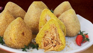 Coxinha de batata doce - Blog Alhocomalecrim