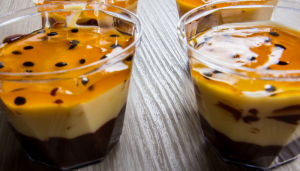 Mousse de Maracujá com Chocolate - Blog Alhocomalecrim