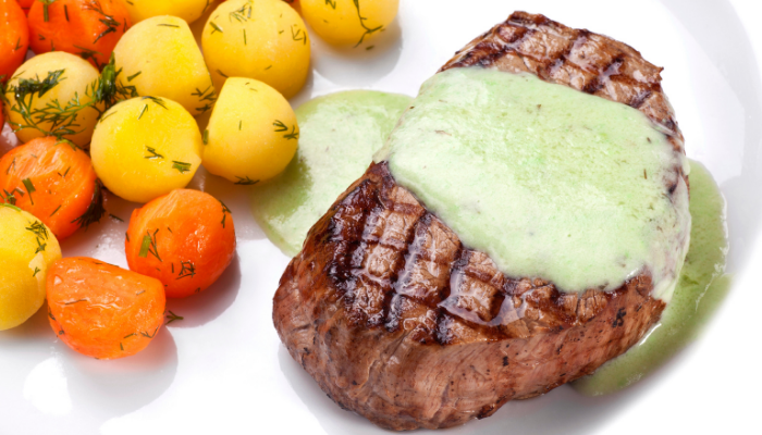 Filé Mignon com Creme Verde - Blog Alhocomalecrim