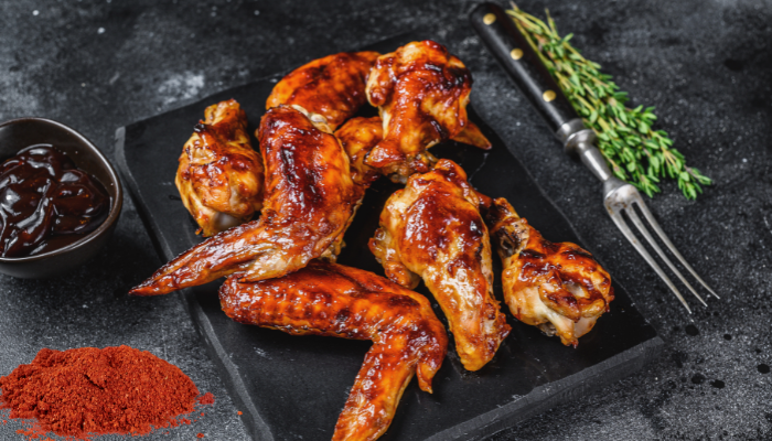 Frango com molho de mel e páprica - Blog Alhocomalecrim