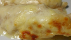 Frango gratinado com catupiry - Blog Alhocomalecrim