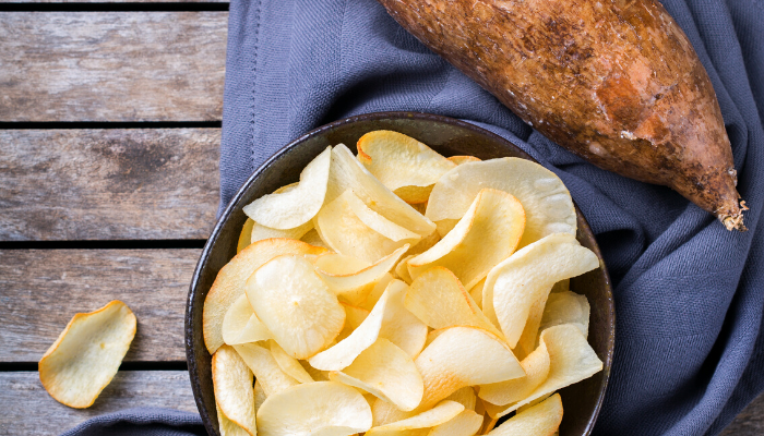 Mandioca Assada Style Chips - Blog Alhocomalecrim