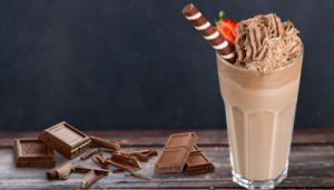 Milk Shake de Chocolate Caseiro - Blog alhocomalecrim