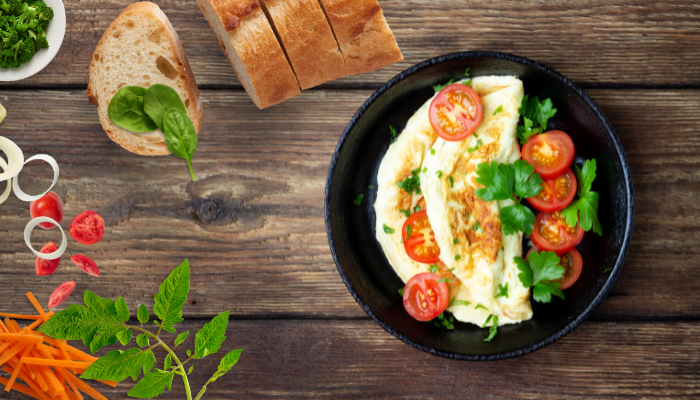Omelete Low carb simples - Blog Alhocomalecrim