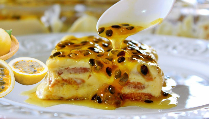 Pavê tradicional de maracujá - Blog Alhocomalecrim