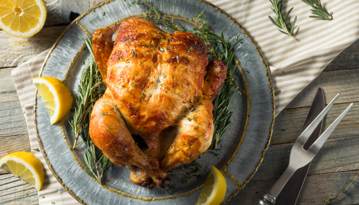 Peru assado na manteiga - Blog Alhocomalecrim