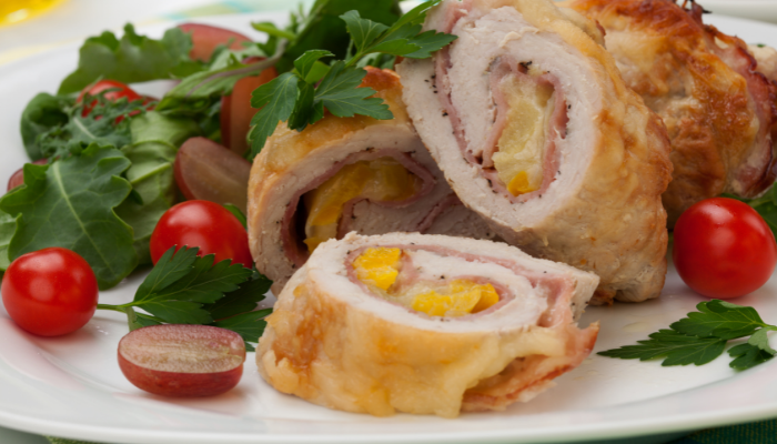 Rocambole de frango recheado - Blog Alhocomalecrim.com