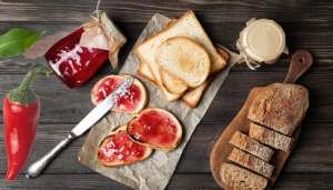 Torrada com Geleia de Pimentão - Blog Alhocomalecrim