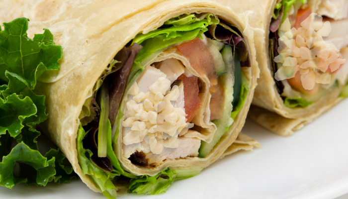 Wrap de peito de peru - Blog Alhocomalecrim