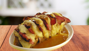 Lagarto recheado com queijo - Blog Alhocomalecrim