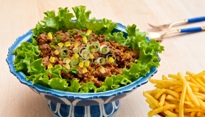 Carne Moida A Silveirinha e Batata Frita - Blog Alhocomalecrim.com