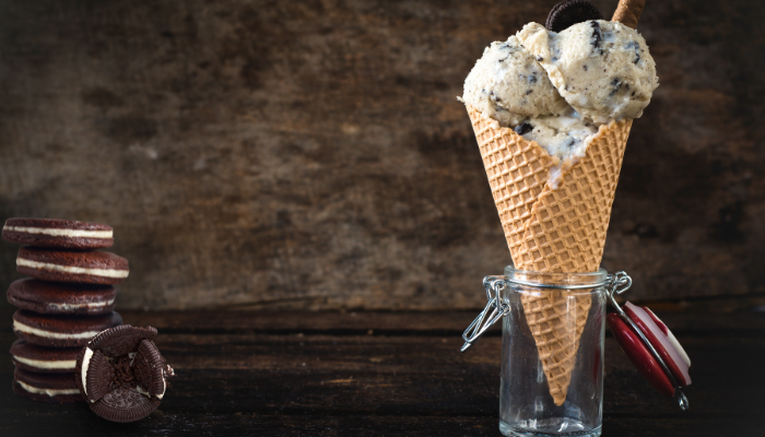 Sorvete caseiro de oreo - Blog Alhocomalecrim