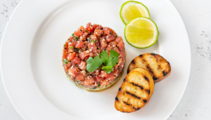 Tartar de atum temperado - Blog Alhocomalecrim