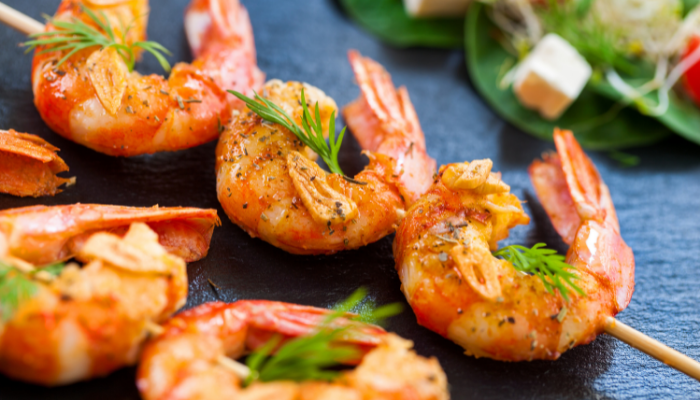 Camarão ao Alho no Palito - Blog Alhocomalecrim