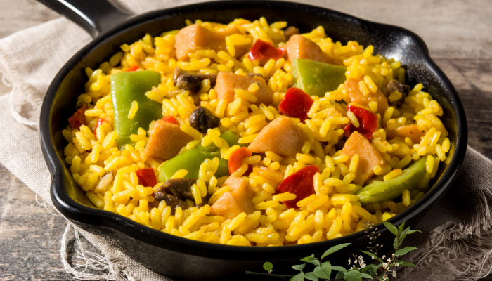 Arroz com lentilha e calabresa - Blog Alhocomalecrim