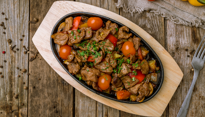 Picadinho de carne com legumes - Blog Alhocomalecrim