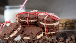 Bolachas de chocolate recheadas - Blog alhocomalecrim