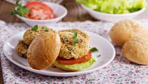 Hambúrguer de Couve-Flor - Blog Alhocomalecrim