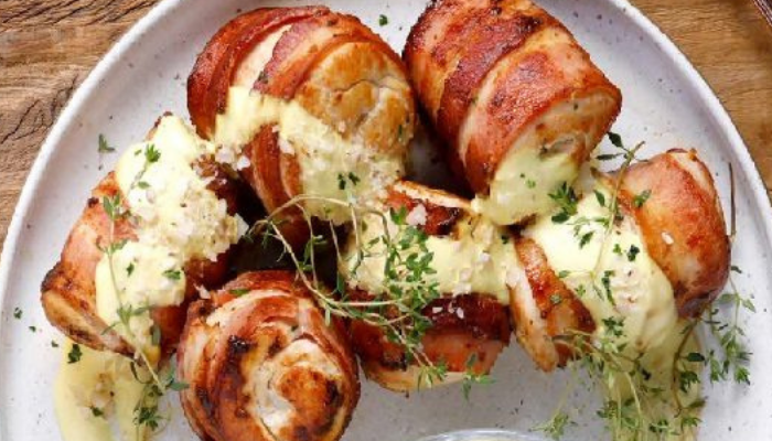 Medalhões de Frango com molho Pesto - Blog Alhocomalecrim