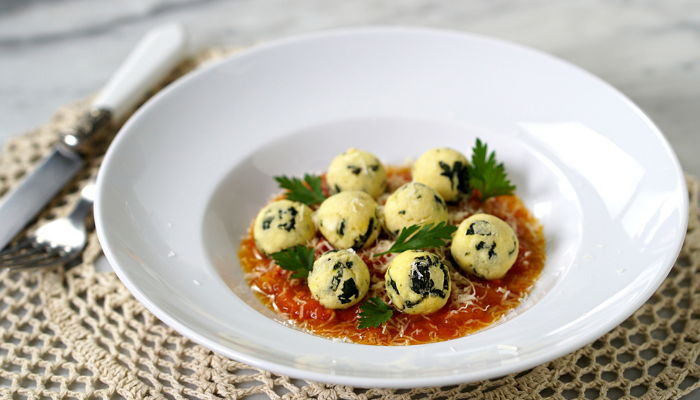 Como fazer nhoque de ricota com espinafre