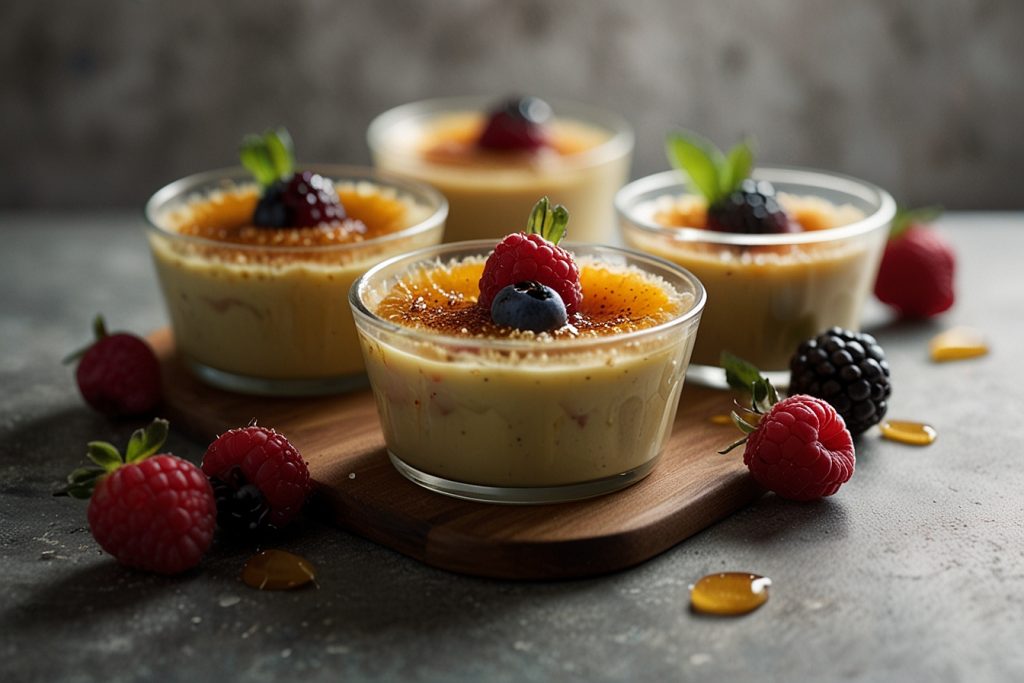 Creme Brulée Clássico com Caramelo Crocante - Blog alhocomalecrim