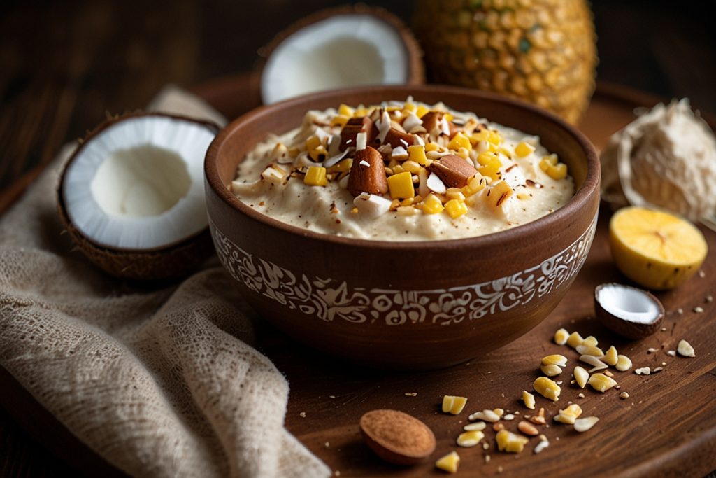 Curau de Milho com Coco
