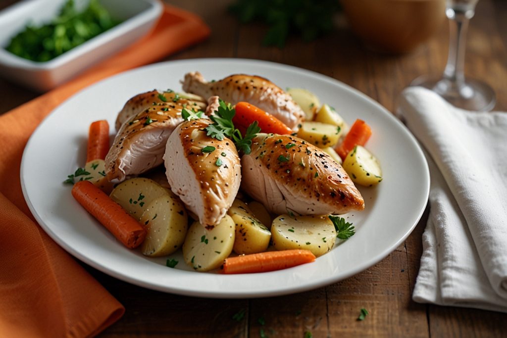 Frango Cozido Simples - Blog alhocomalecrim.com