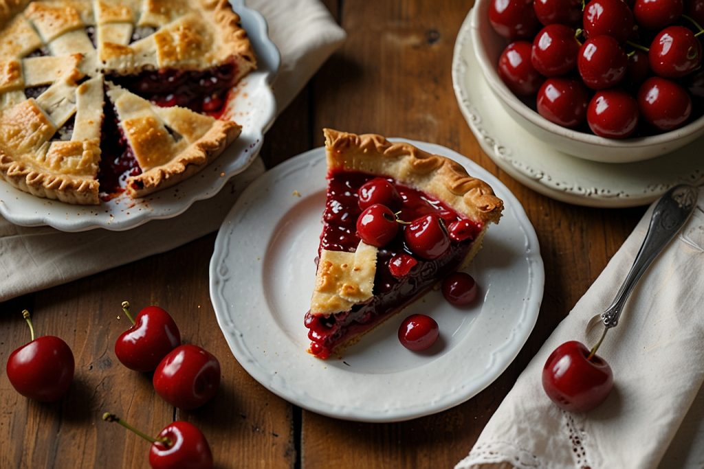 Torta de cereja da vovó - Blog Alhocomalecrim