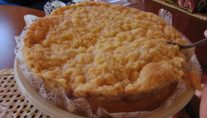 cuca de banana crocante - Blog Alhocomalecrim