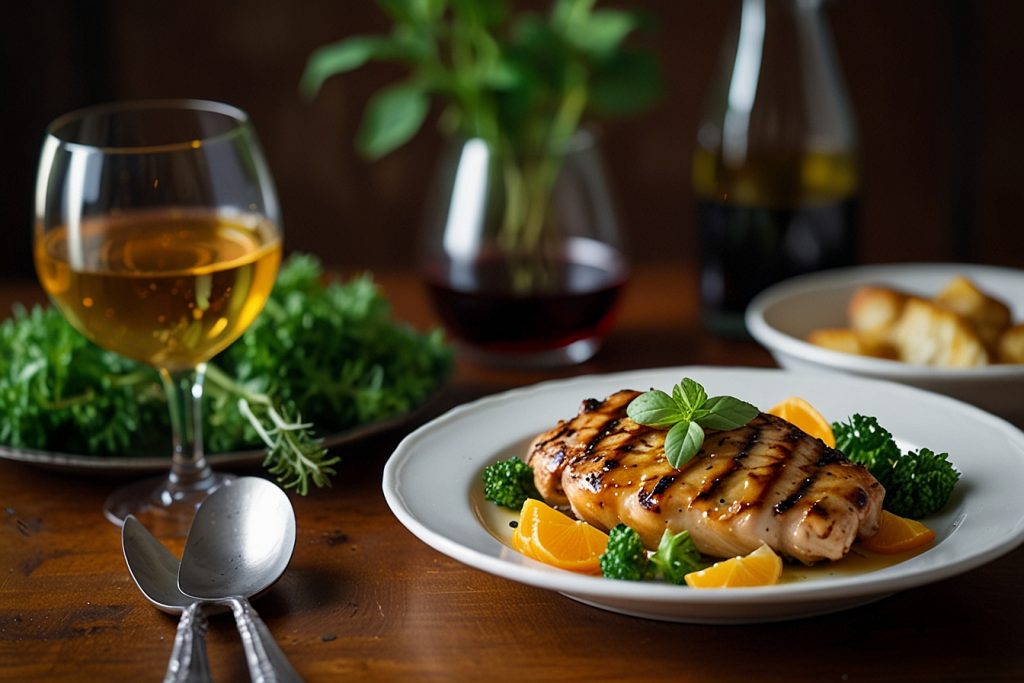 Frango com Hortelã e Laranja - Blog Alhocomalecrim.com