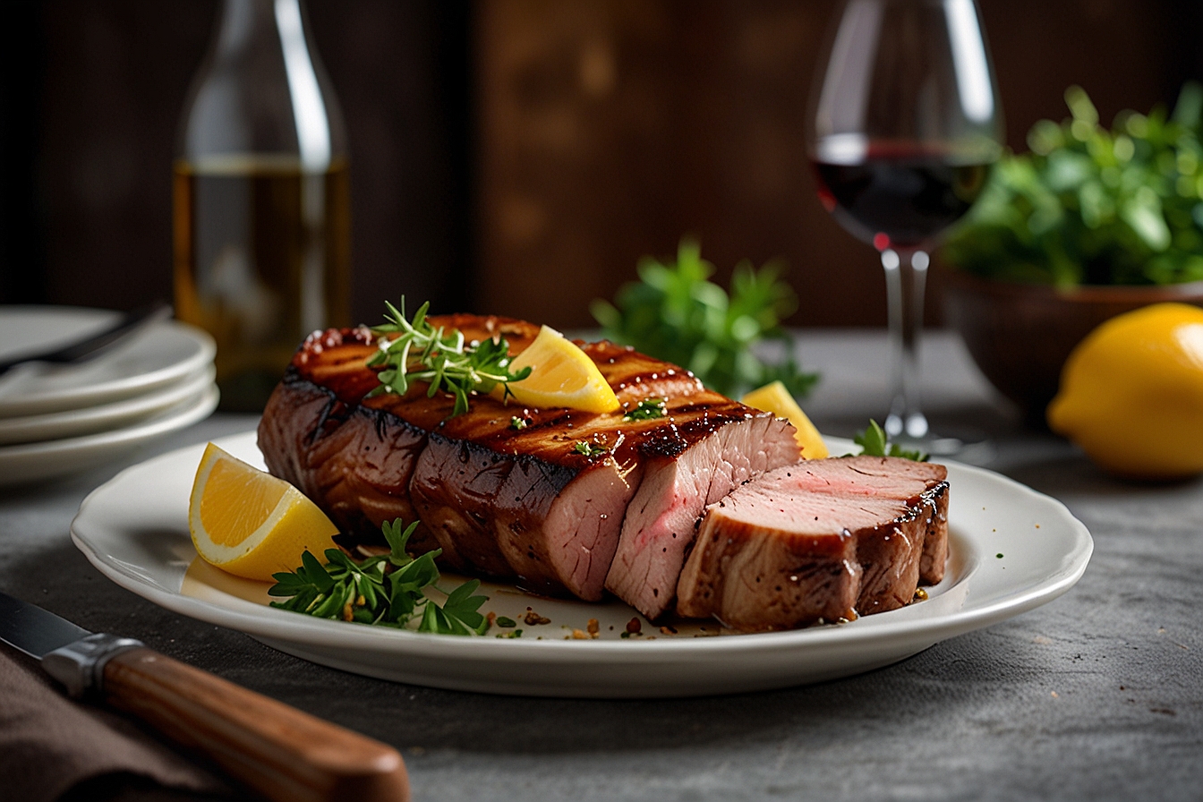 Picanha Assada Temperada - Alhocomalecrim
