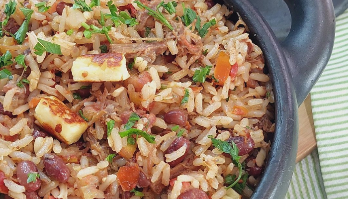 Baião de dois com azeite - Blog Alhocomalecrim.com