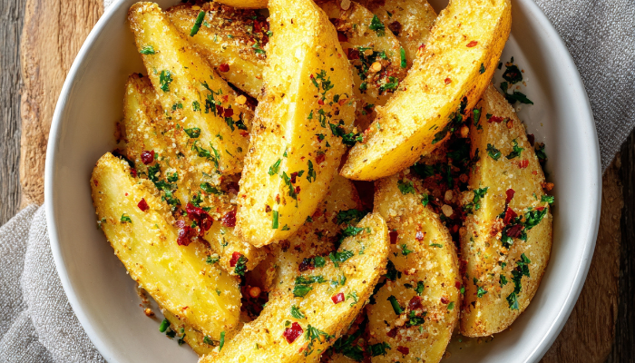 Batata Grelhada com Molho de Azeite e Ervas - Blog Alhocomalecrim.com