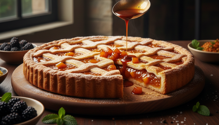 Torta com Geleia de Marmelo - Blog Alhocomalecrim.com