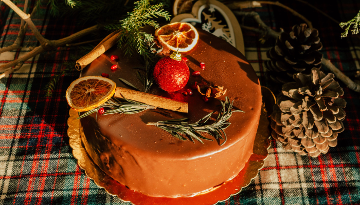 Bolo de natal com canela - Blog Alhocomalecrim.com