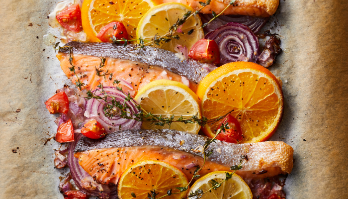 Peixe grelhado com citricos - Blog Alhocomalecrim.com