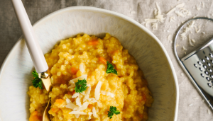 Risoto de Frango e Cogumelos- Blog Alhocomalecrim.com