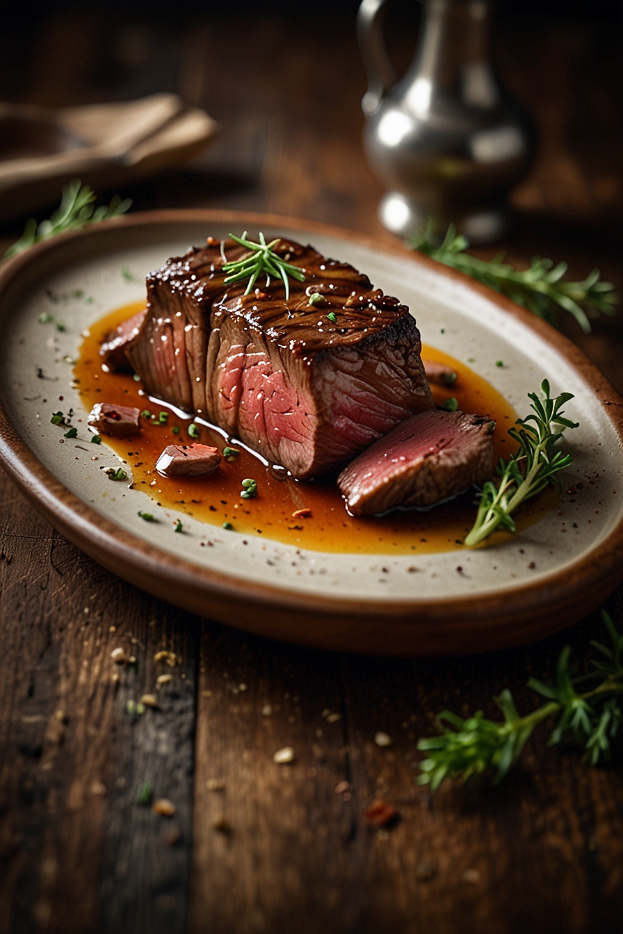 Maminha Assada no Alho