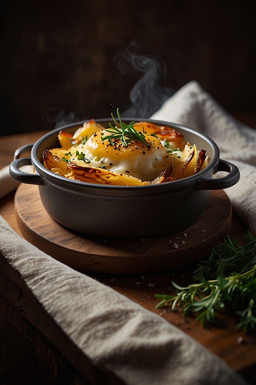 Batata Gratinada ao Forno