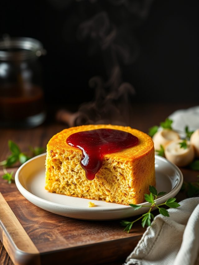 Bolo de Fubá com Goiabada