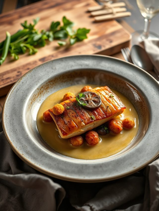 Pirarucu com Castanha Crocante