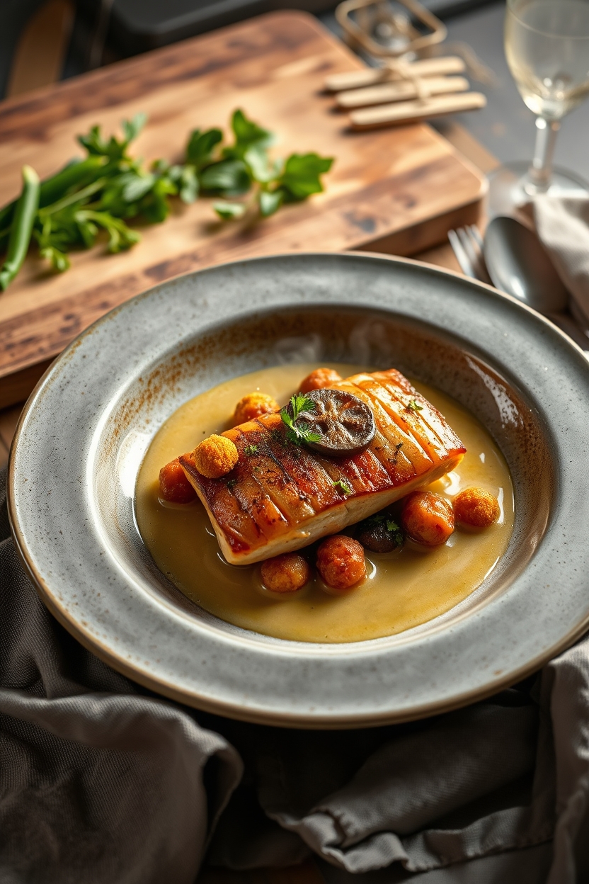 Pirarucu com Castanha Crocante