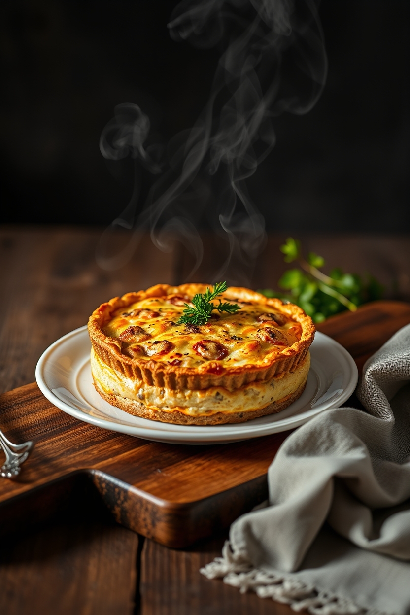 Torta Trançada De Morangos