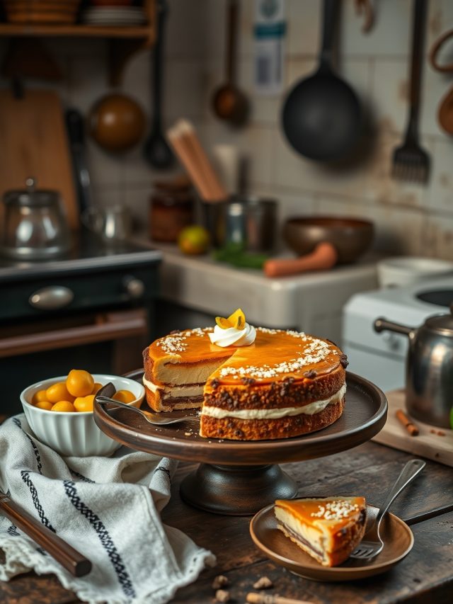 Torta com Geleia de Marmelo