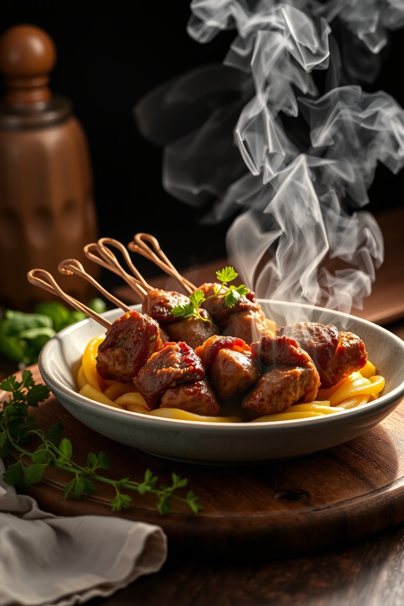 Espetinhos de Carne Moída